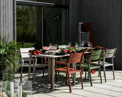 Nimes Outdoor Dining Table Set with 6 Chairs