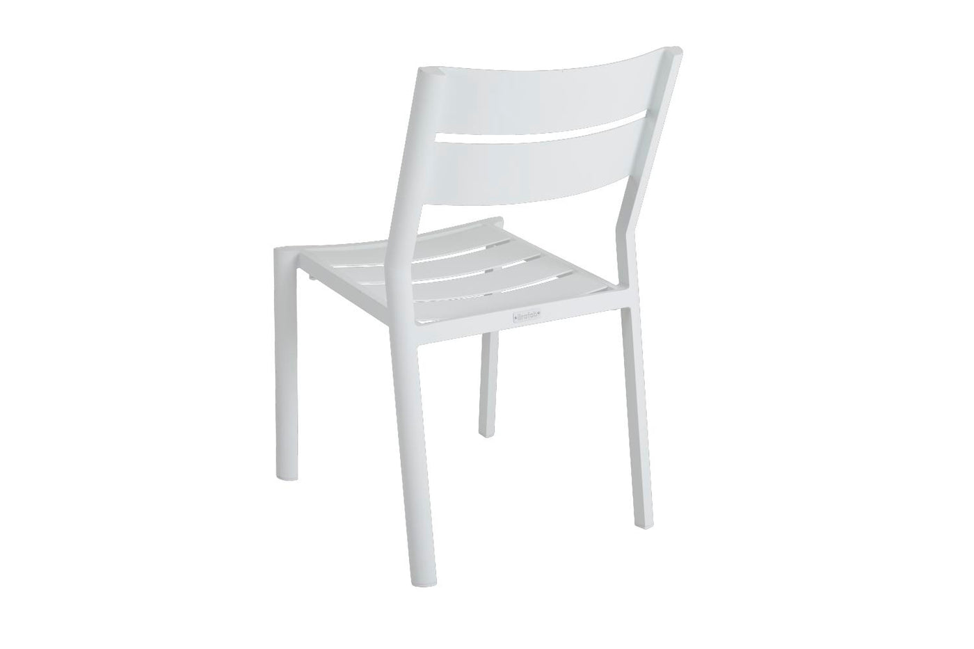 White Nimes Outdoor Dining Set with 6 Chairs