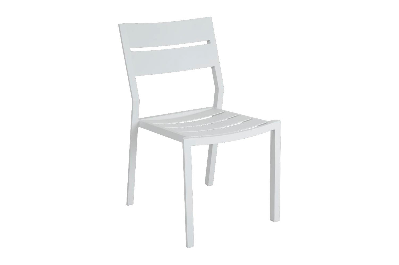White Nimes Outdoor Dining Set with 6 Chairs