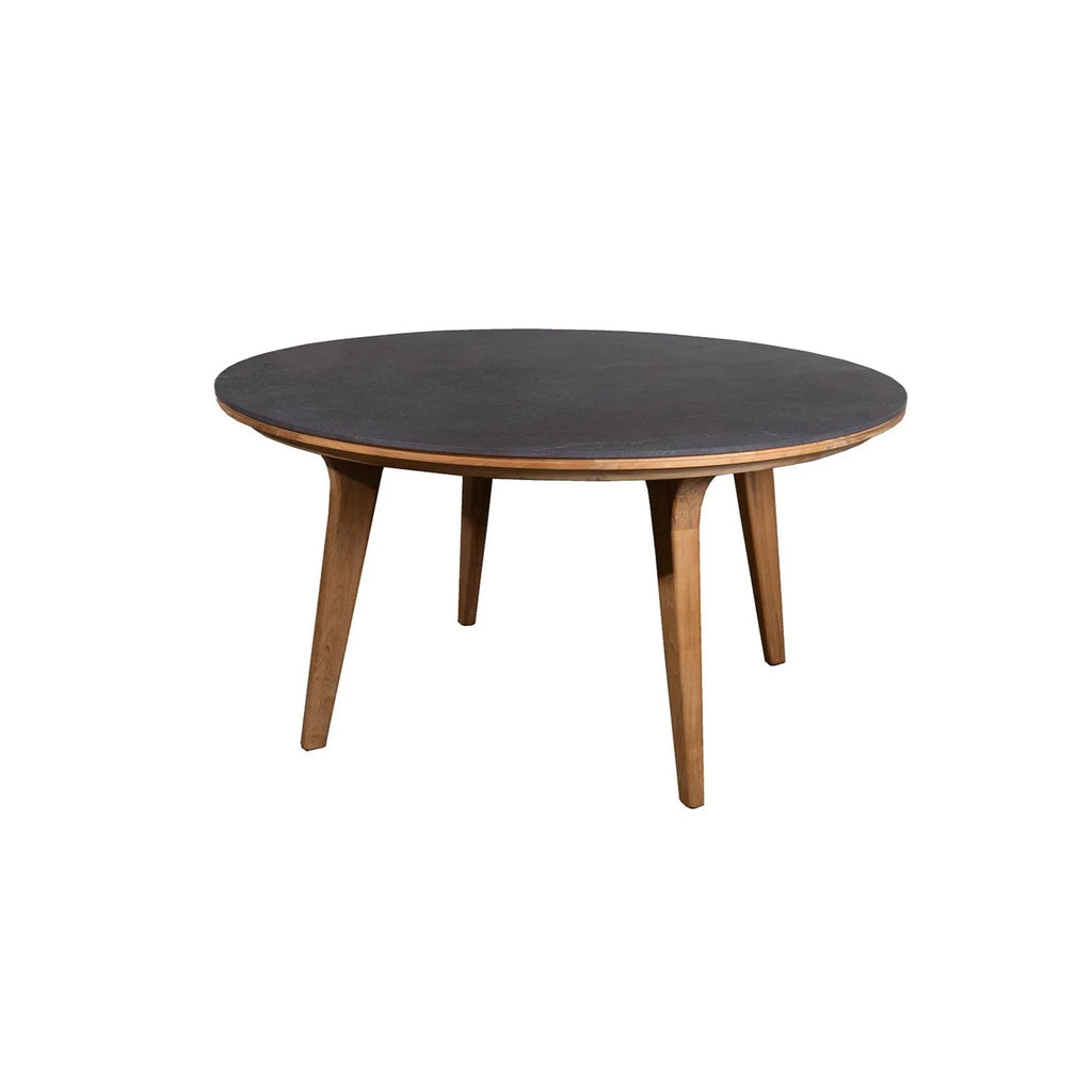 ASPECT - Round Outdoor Dining Table in Fossil Black - Cane-Line | Milola