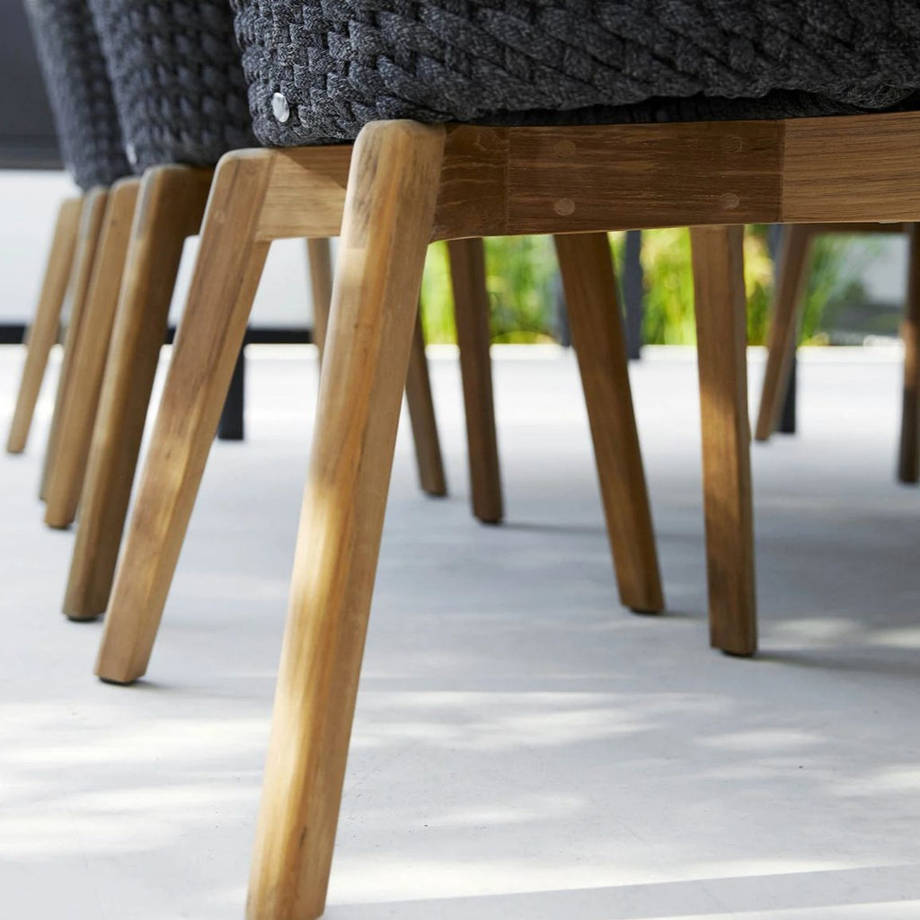 PEACOCK - Outdoor Dining Chair in Grey -Cane-Line | Milola