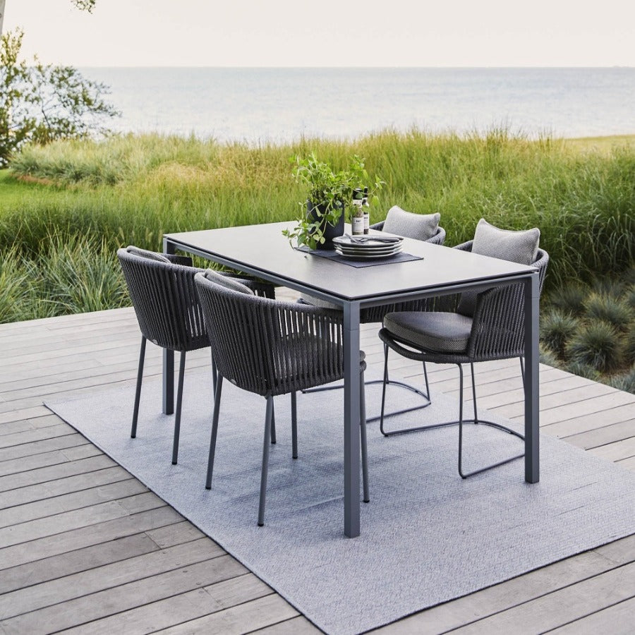 PURE Outdoor Dining Table - Ceramic - Cane-Line | Milola