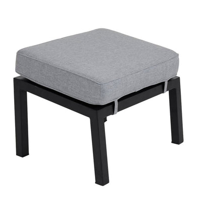 Belfort Garden Lounge Set - 3 Seater Sofa with 2 Reclining Chairs, Footstools and Coffee Table