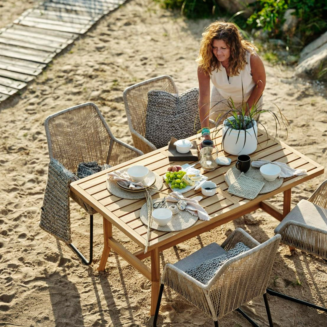 Kornell Outdoor Dining Table Set