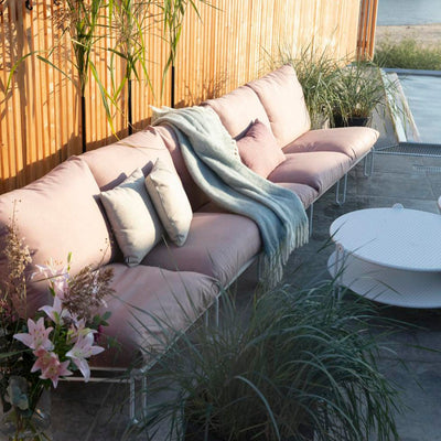 BLIXT - Outdoor Sectional Sofa Set in Pink - Brafab | Milola