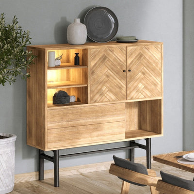 CASO230-Highboard-Wooden-Furniture-Caso | Milola