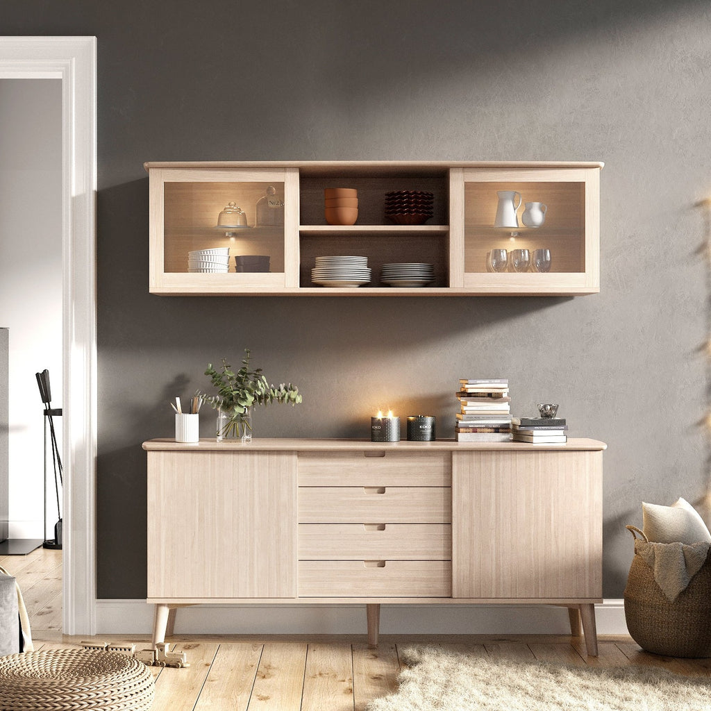 CASØ 120-Oak Sideboard-Living-Furniture-Caso | Milola 