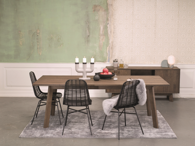 Flex Solid Wood Dining Table - Angular Legs