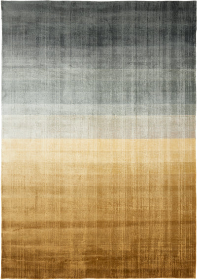 COMBINATION STRIPED Rug in Ochre- Scandi Design - Linie Design | Milola 