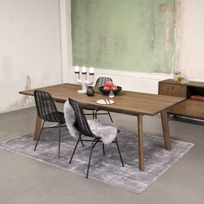 Flex Solid Wood Dining Table - Angular Legs