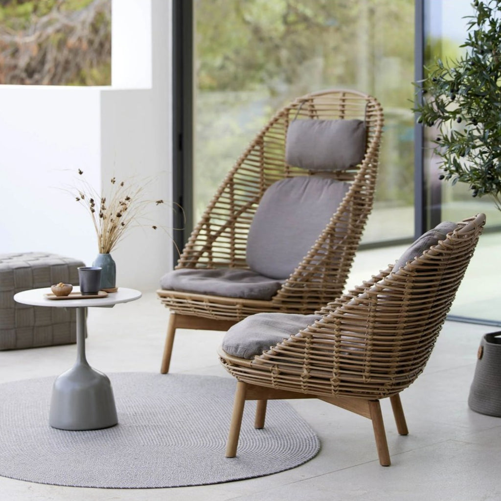 HIVE - Egg-Shaped Rattan Chair with Cushions - Cane-Line | Milola