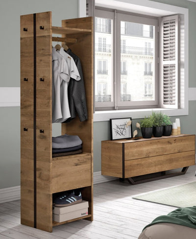 STORM - Wooden Wardrobe - Scandinavian Design | Milola