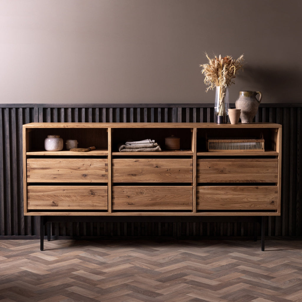 ARCHIVE Modulares Holz-Sideboard