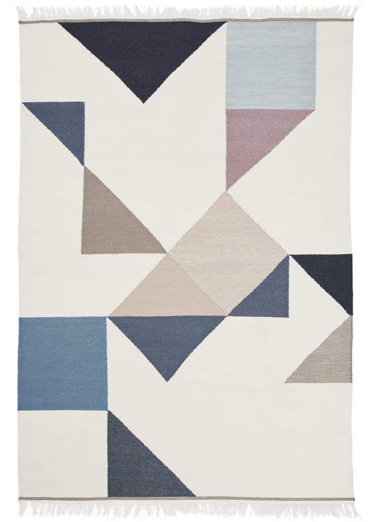 MEMO Rug - Scandinavian Design - in Blue - Linie Design | Milola