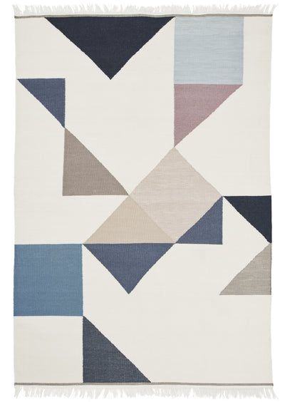 MEMO Rug - Scandinavian Design - in Blue - Linie Design | Milola