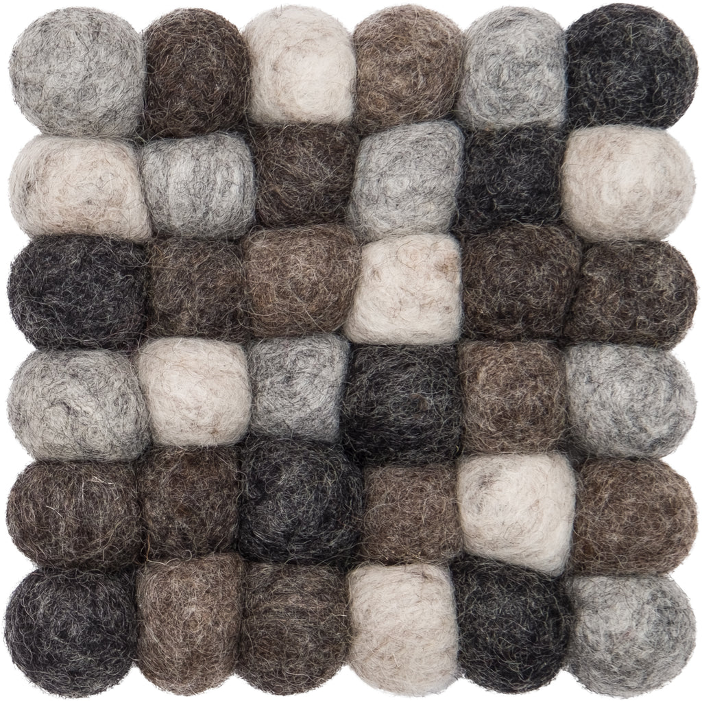 NELA Felt Ball Rectangular Rugs