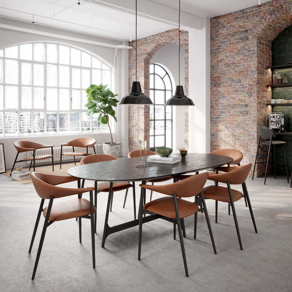 ROVER-Dining Chair- Leather- Danform | Milola