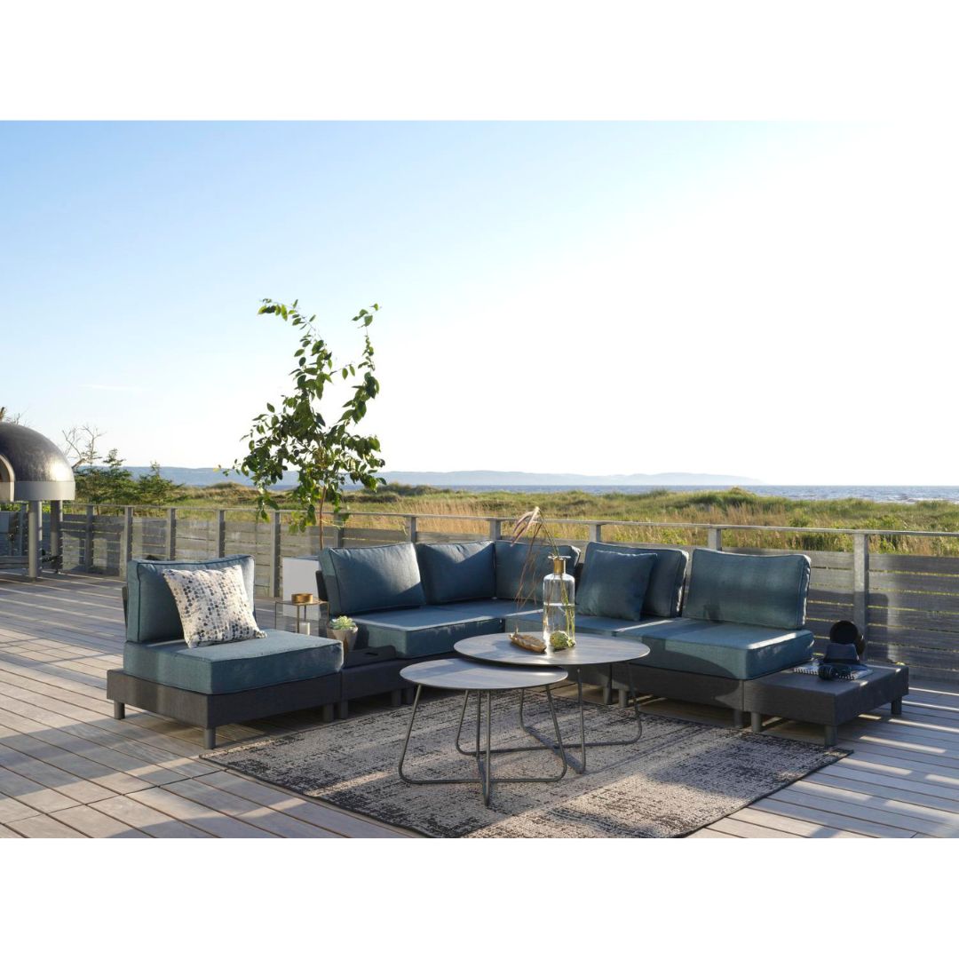 Battleford Outdoor Modular Sofa Set - Midnight Blue