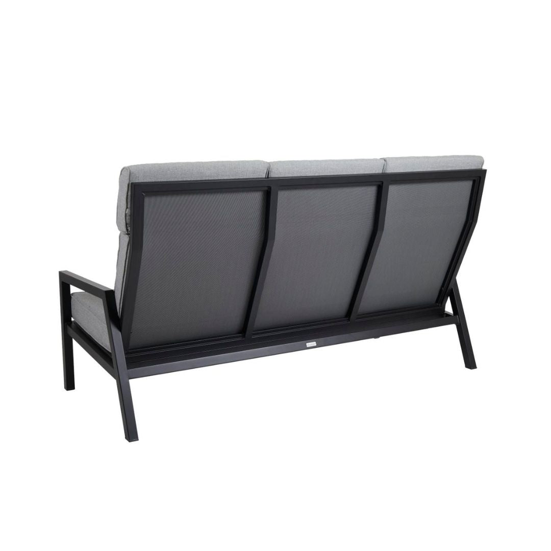 Belfort Garden Lounge Set - 3 Seater Sofa with 2 Reclining Chairs, Footstools and Coffee Table