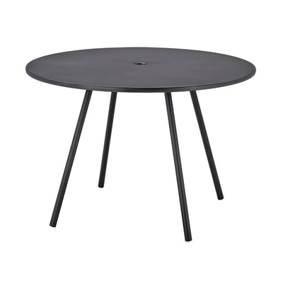 AREA - Outdoor Round Dining Table in Lava Grey - CaneLine | Milola