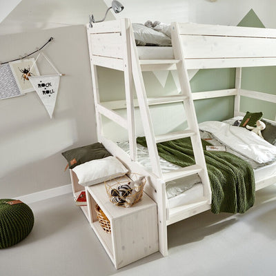 Modular Low Bookcases - in White - Lifetime Kidsrooms | Milola