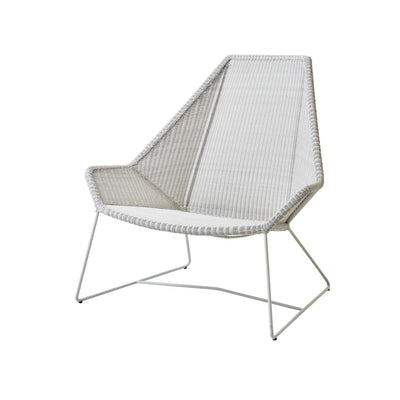 BREEZE - Outdoor Highback Chair in White Grey - Cane-Line | Milola