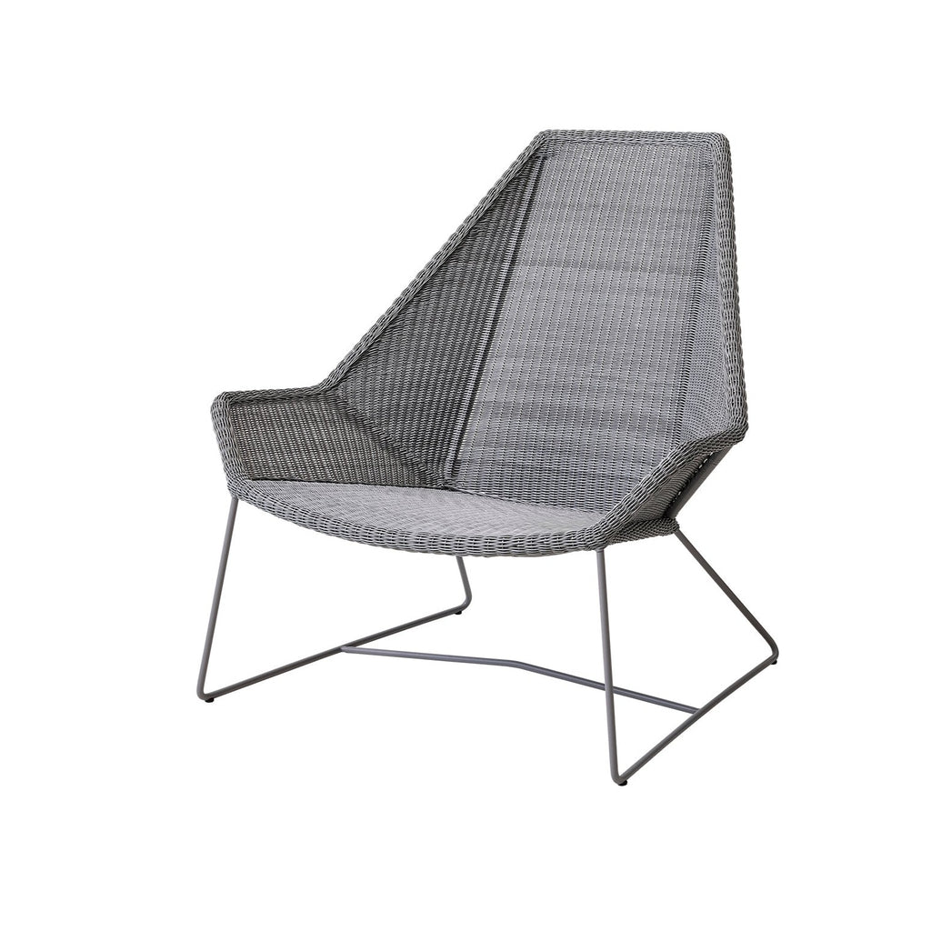 BREEZE - Outdoor Highback Chair in Light grey - Cane-Line | Milola