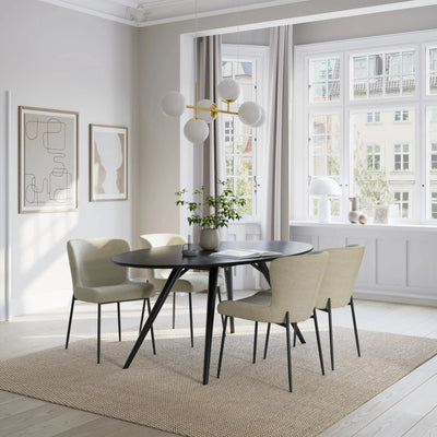 ECLIPSE Extendable Oval Dining Table - Scandinavian Design - Danform | Milola