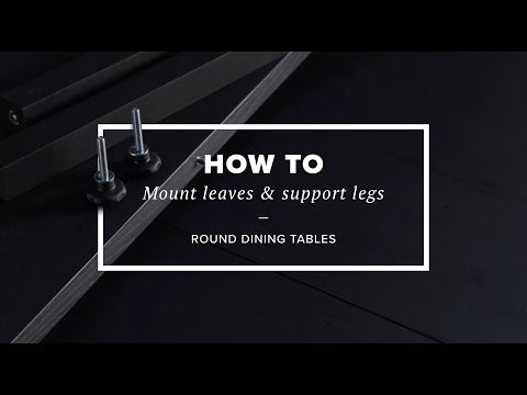 Monogram Extendable Solid Wood/Steel Dining Tables