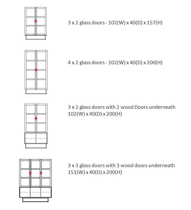 ZET-Glass Cabinets-Living Furniture-Kristensen Kristensen | Milola